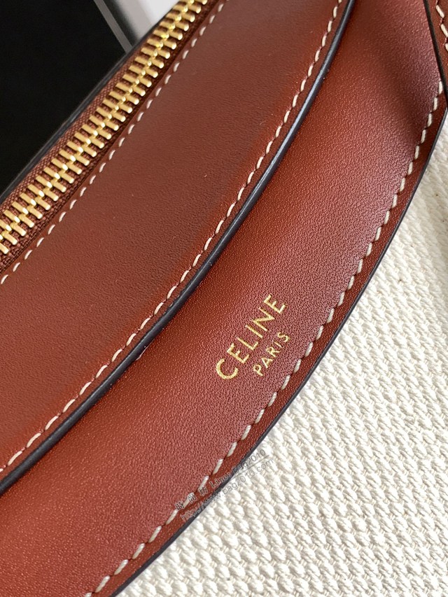 Celine專櫃2022早秋新款手袋 賽琳經典單品法式結緞面小牛皮挎包 sldj2342